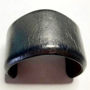 Brunello Cucinelli Metallic Leather Bangle